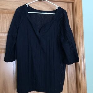 Dark blue Eddie Bauer shirt